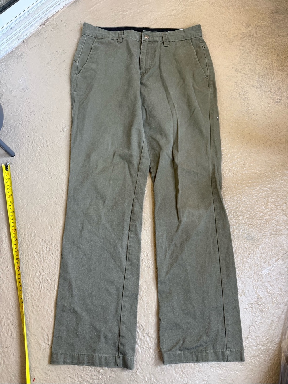Volcom Men's Olive Chino Pants 32x30